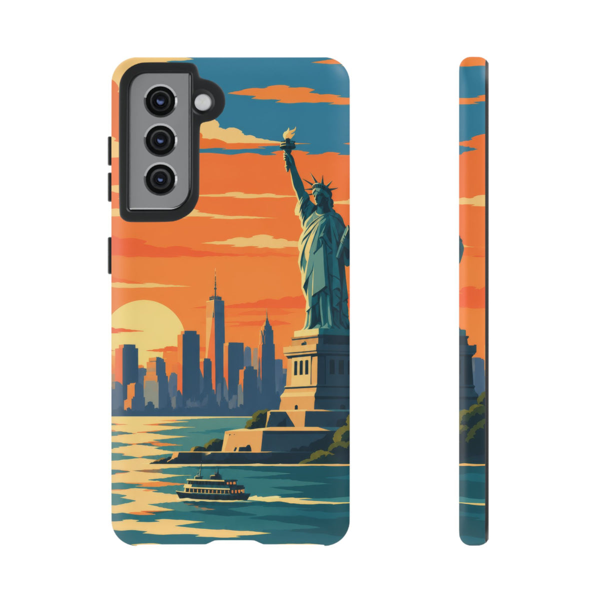New York City — Harbor Liberty Samsung Galaxy Tough Case