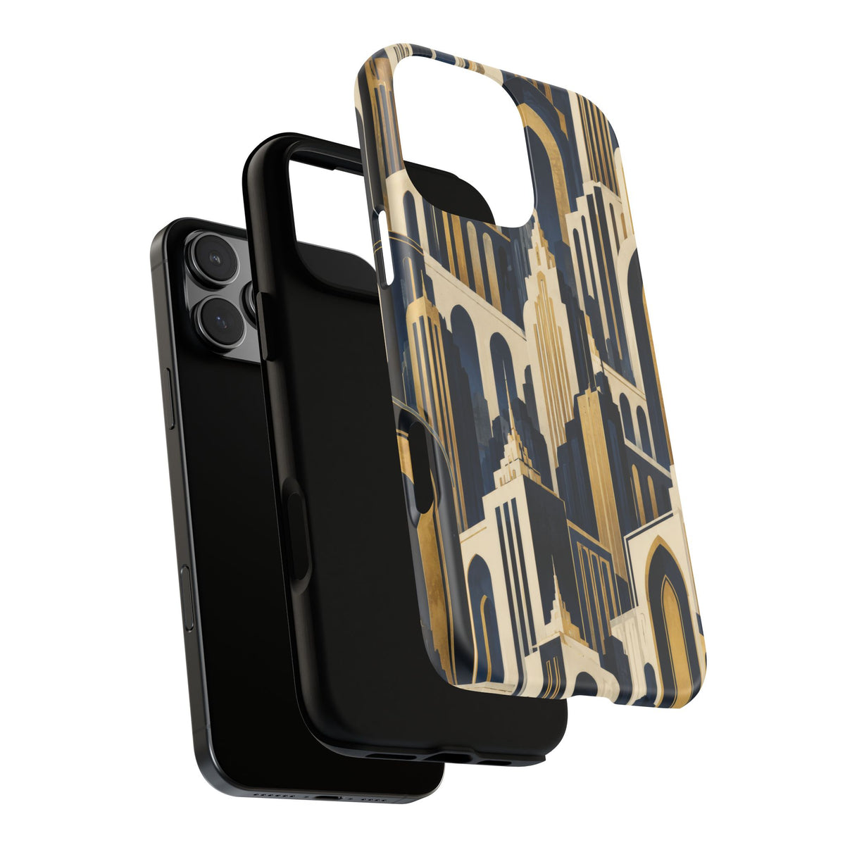 Midnight Metropolis iPhone Tough Case | art deco