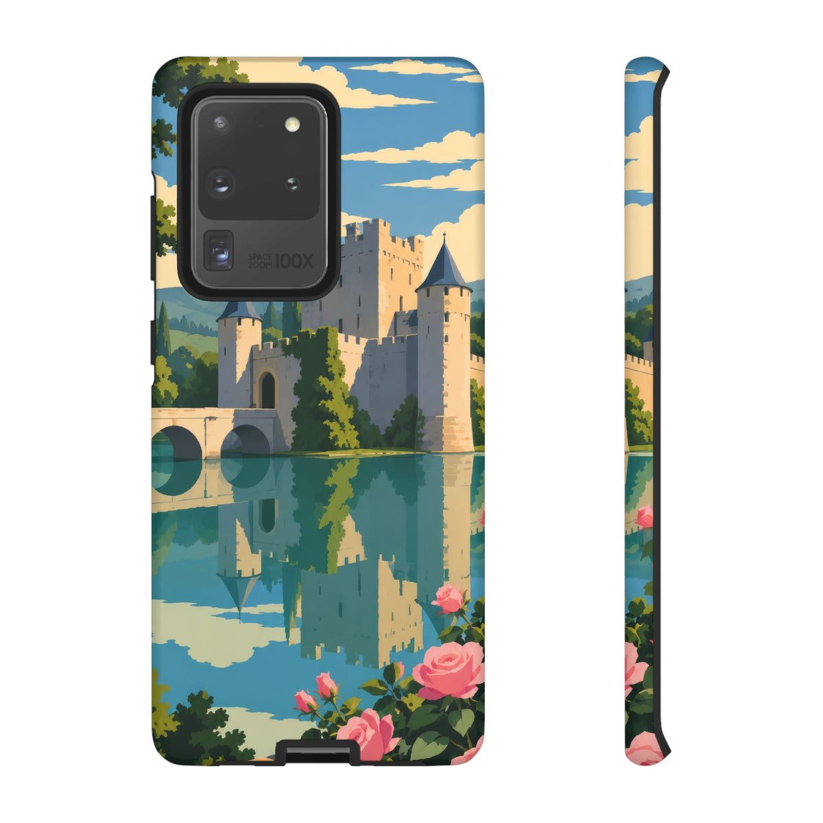 English Castle — Moat and Roses Samsung Galaxy Tough Case