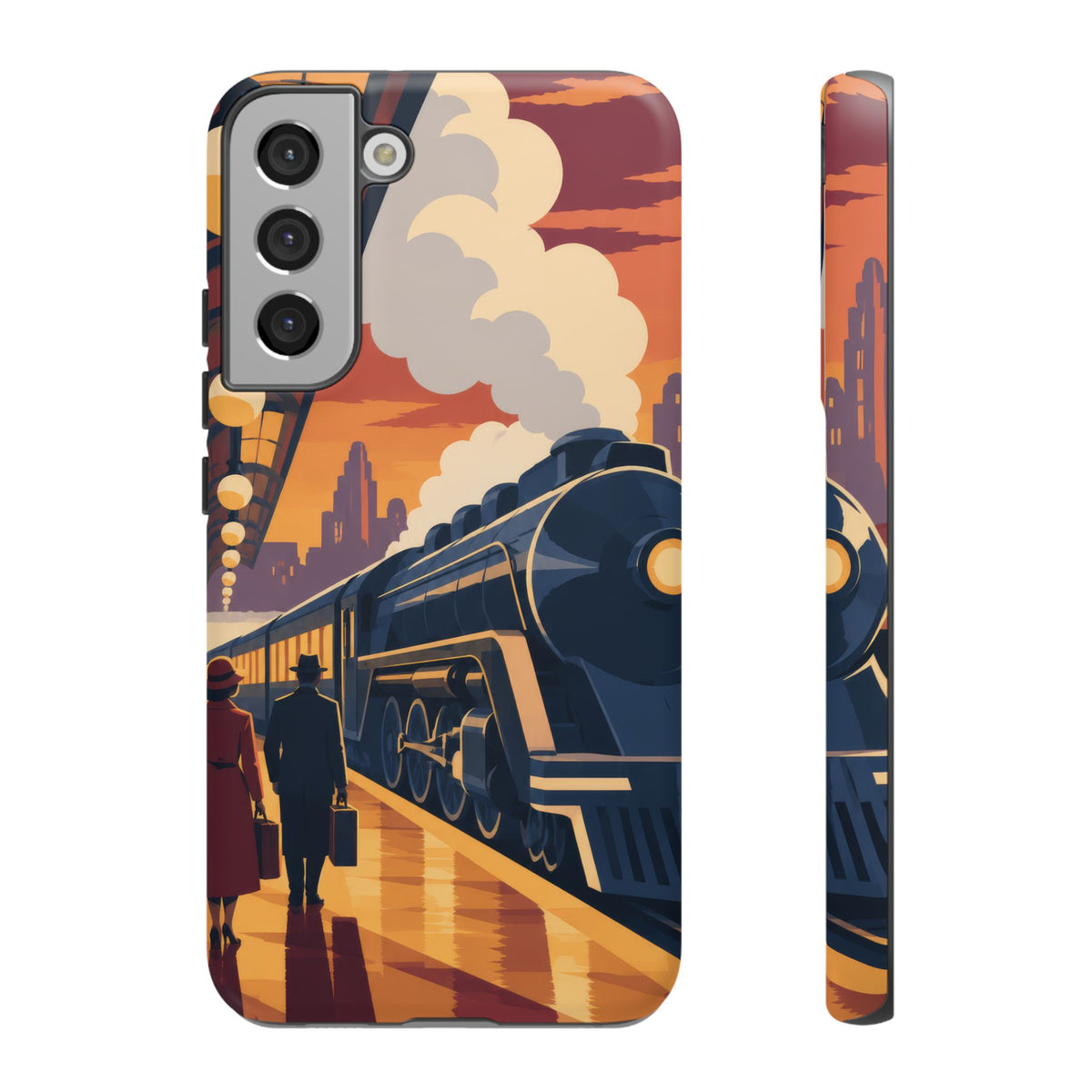 Travel by Train — Night Departure Samsung Galaxy Tough Case | train travel