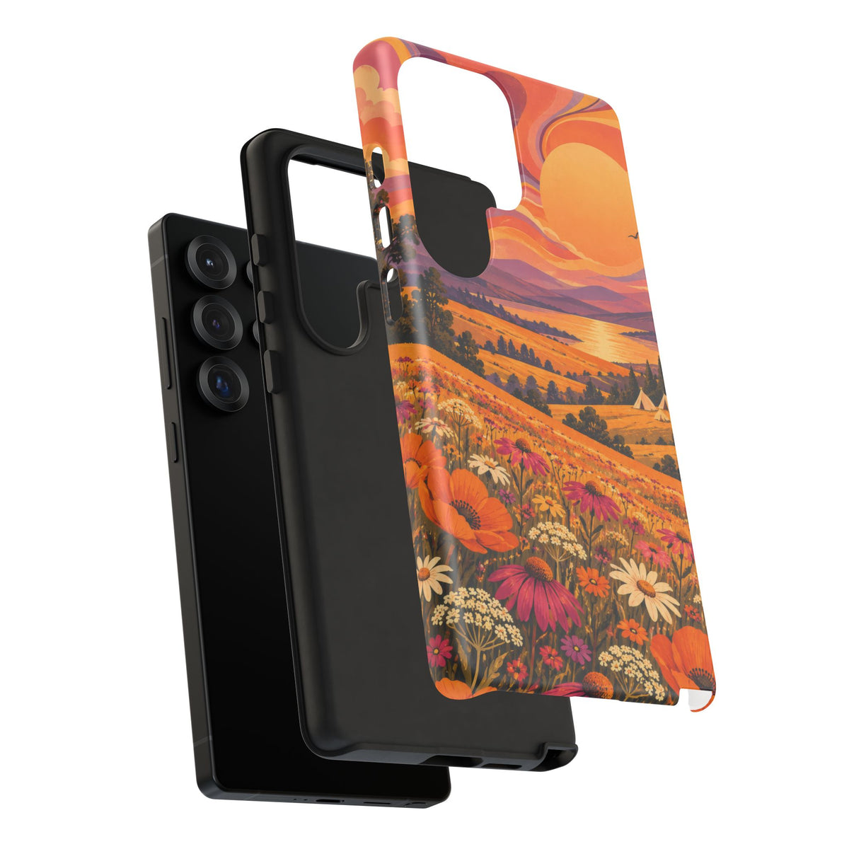 Golden Field Reverie Samsung Galaxy Tough Case | sixties festival
