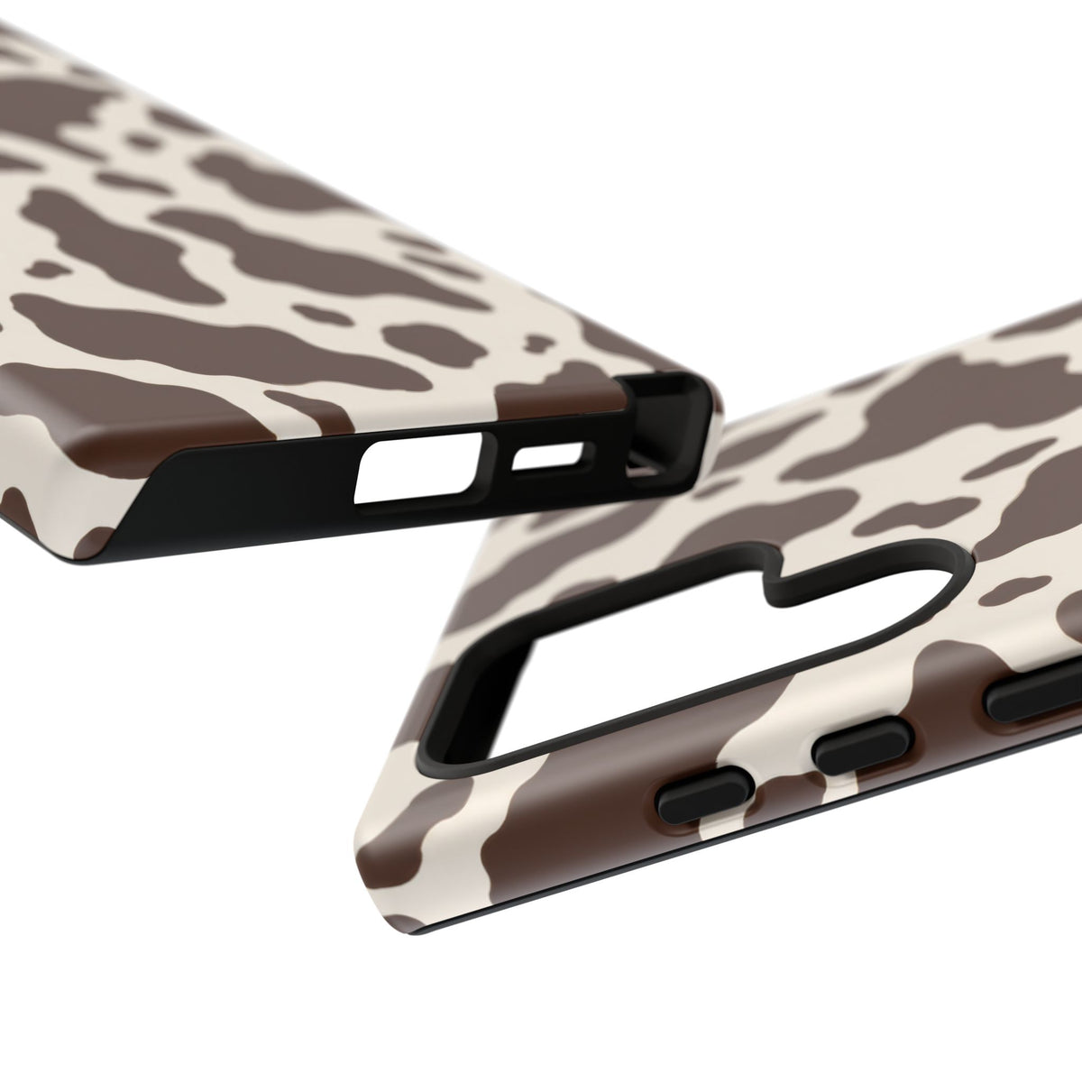 Cocoa Ranch Samsung Galaxy Tough Case | Brown Cow Print
