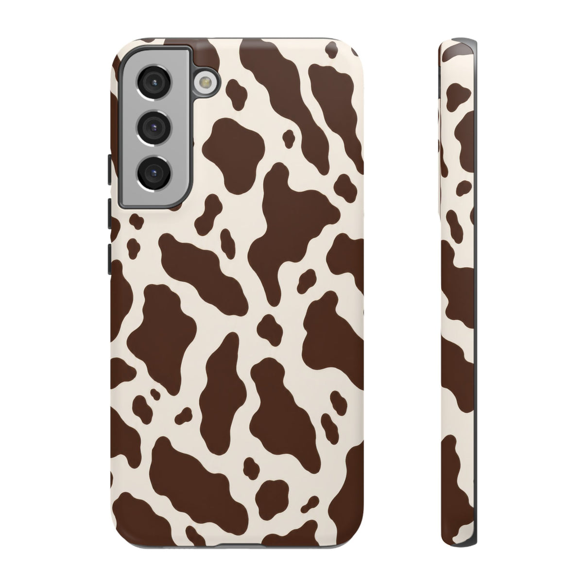 Cocoa Ranch Samsung Galaxy Tough Case | Brown Cow Print