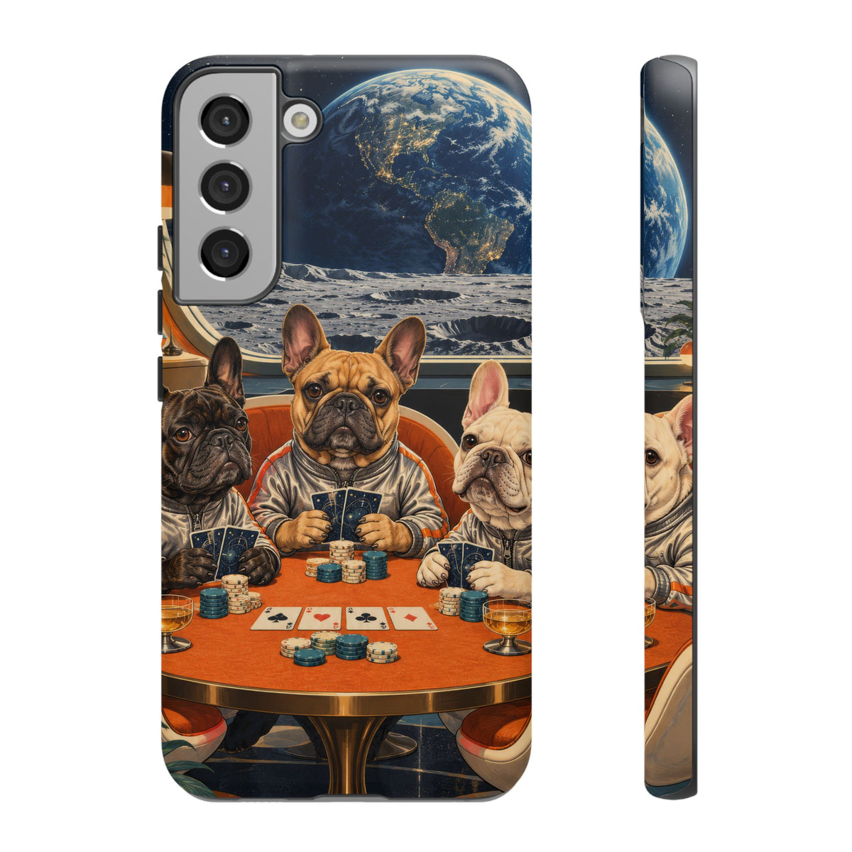 Lunar Card Club Samsung Galaxy Tough Case | french bulldog