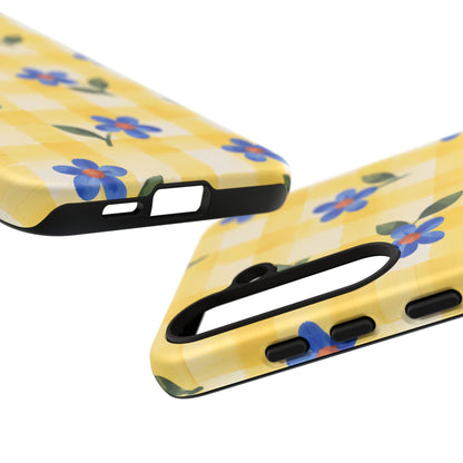 Buttercup Picnic Samsung Galaxy Tough Case | yellow gingham