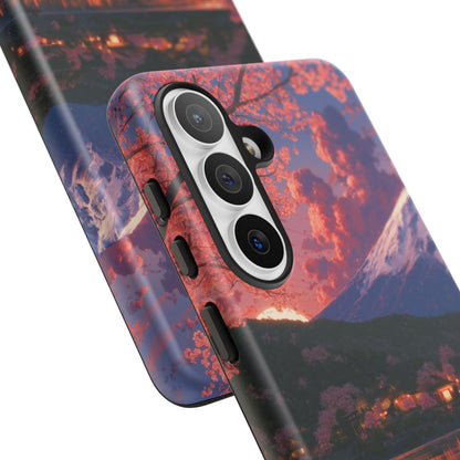 Sakura Lakeside Village Samsung Galaxy Tough Phone Case