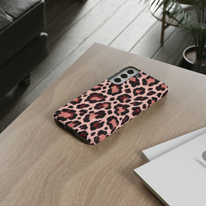 Wild Burgundy Samsung Galaxy Tough Case | leopard print