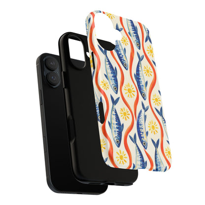 Sardine Social iPhone Tough Case | sardine print