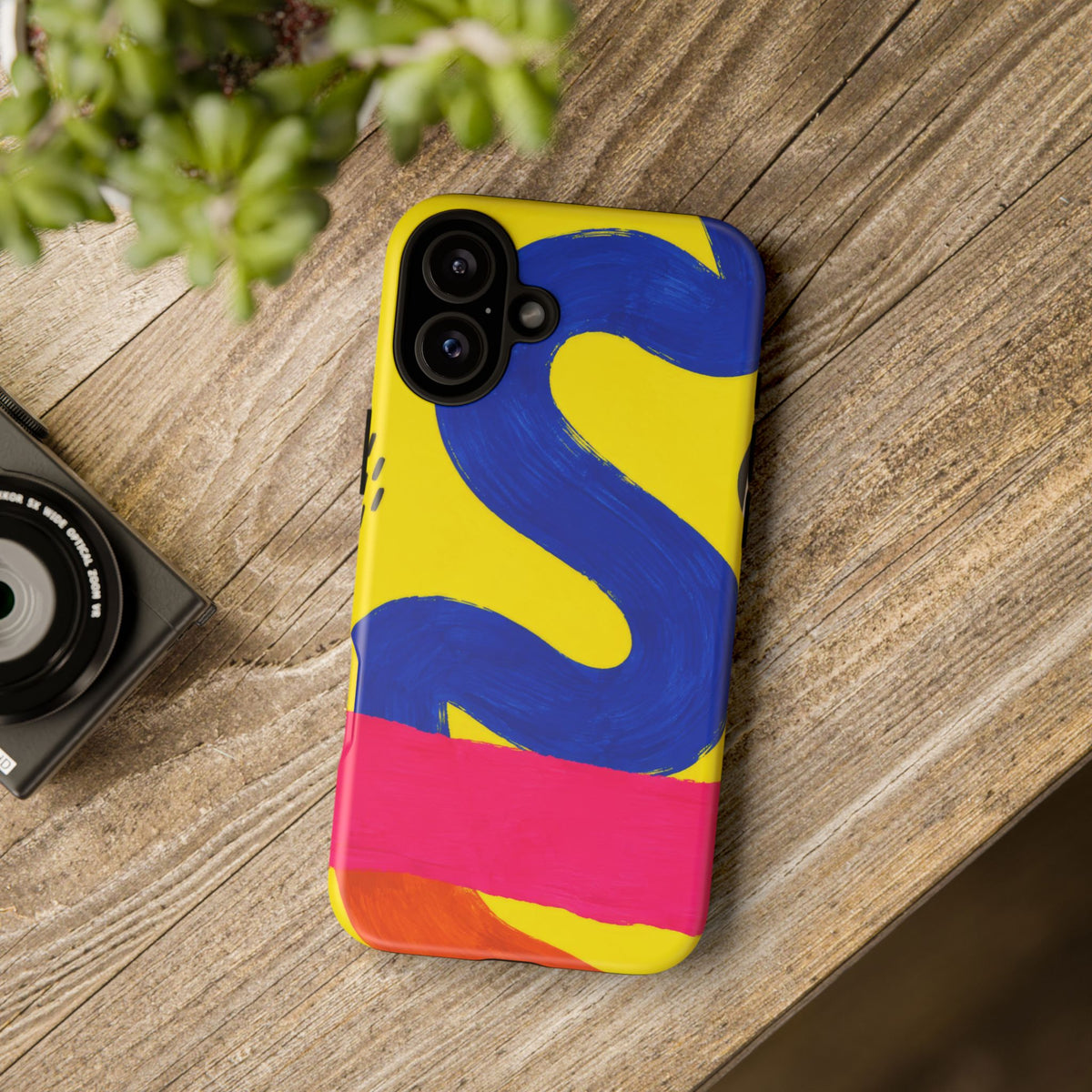 Offbeat iPhone Tough Case | Abstract Color Block Art