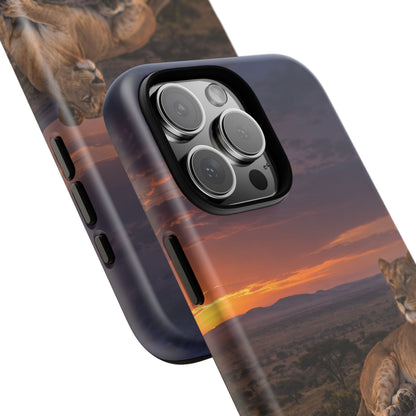 Lioness in the Blue Hour iPhone Tough Case