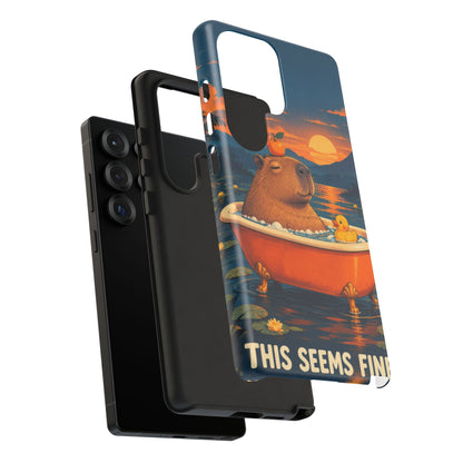 Minor Inconvenience Samsung Galaxy Tough Case | funny capybara