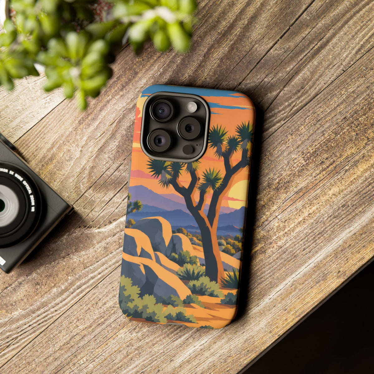 Joshua Tree — Desert Silhouettes iPhone Tough Case