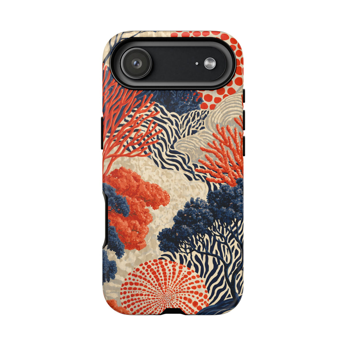 Coral Current iPhone Tough Phone Case