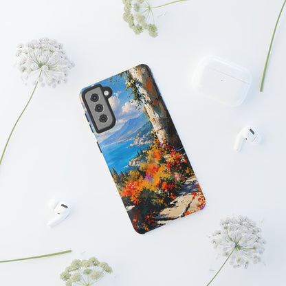 Azure Sanctuary Samsung Galaxy Tough Case | Painterly Coastal Landscape