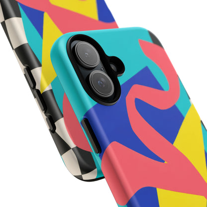Cut Loose iPhone Tough Case | Retro Abstract Art