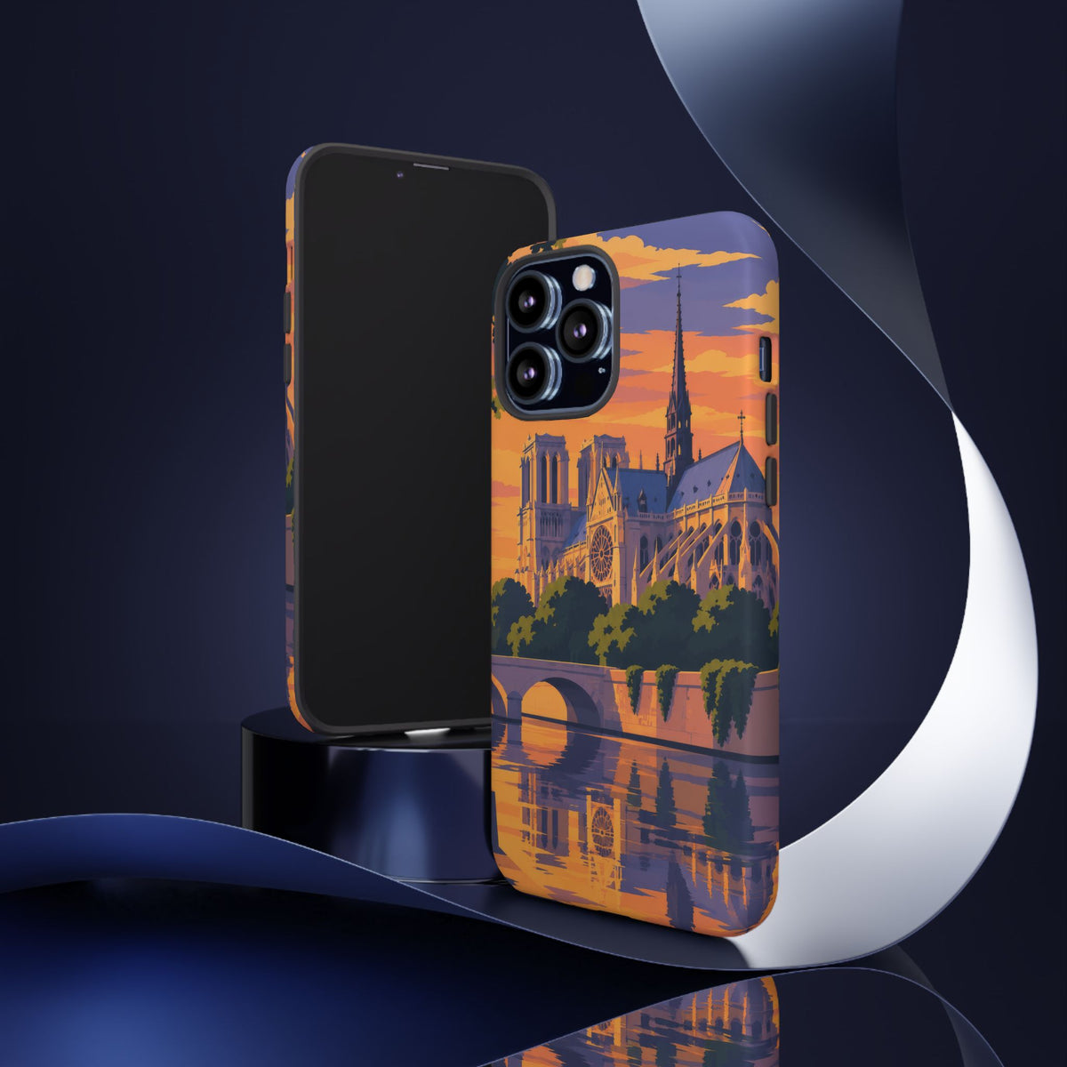 Notre Dame — Cathedral Twilight iPhone Tough Case