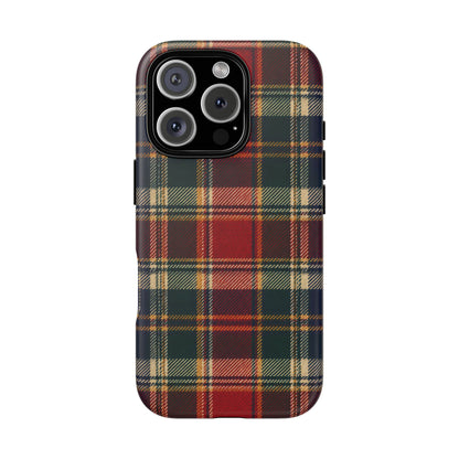 Highland Holiday iPhone Tough Case | christmas plaid
