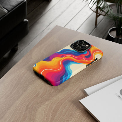 Electric Tide iPhone Tough Case | psychedelic wave