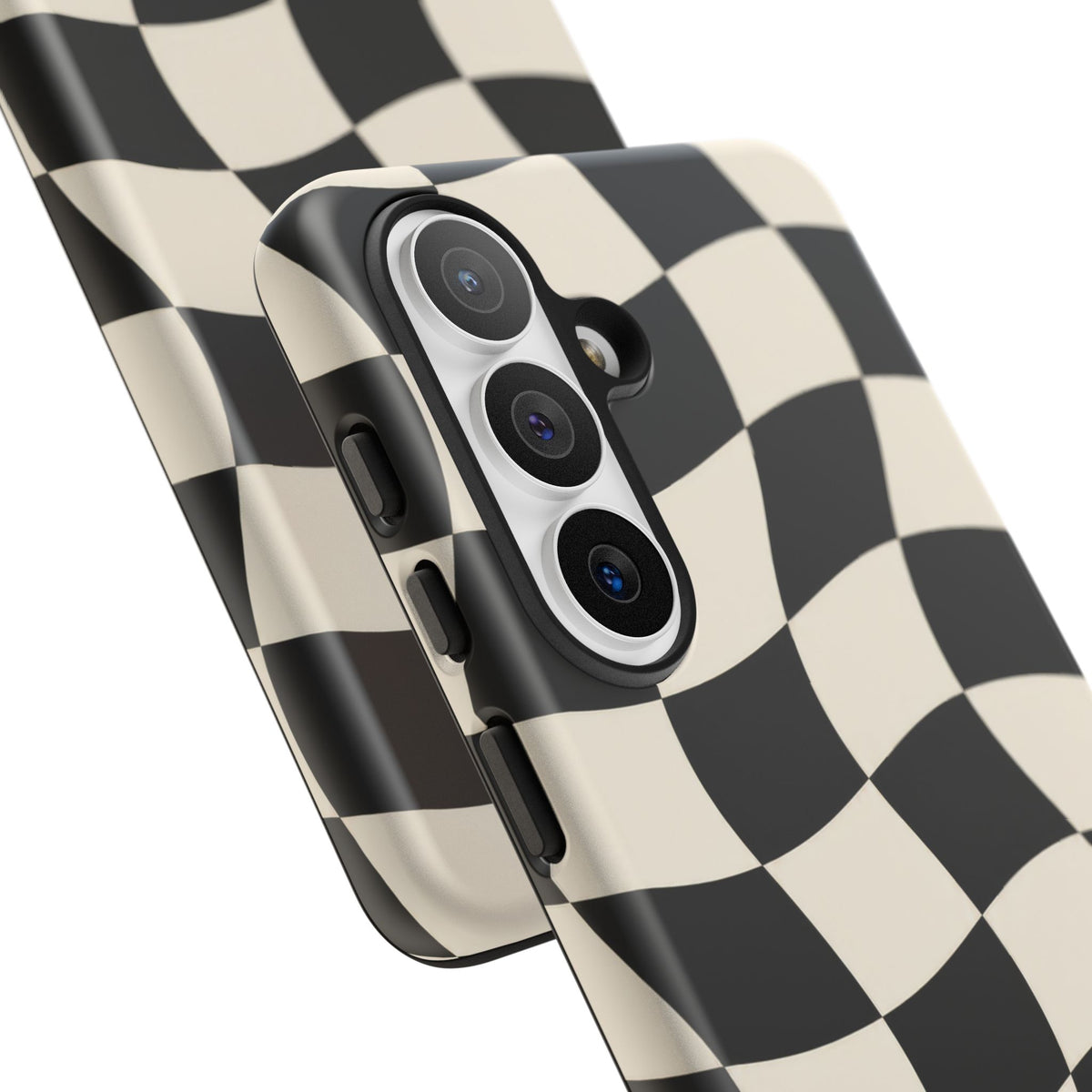 Liquid Check Samsung Galaxy Tough Case | Wavy Checkerboard