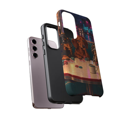 All-Night Aces Samsung Galaxy Tough Case | dachshund poker