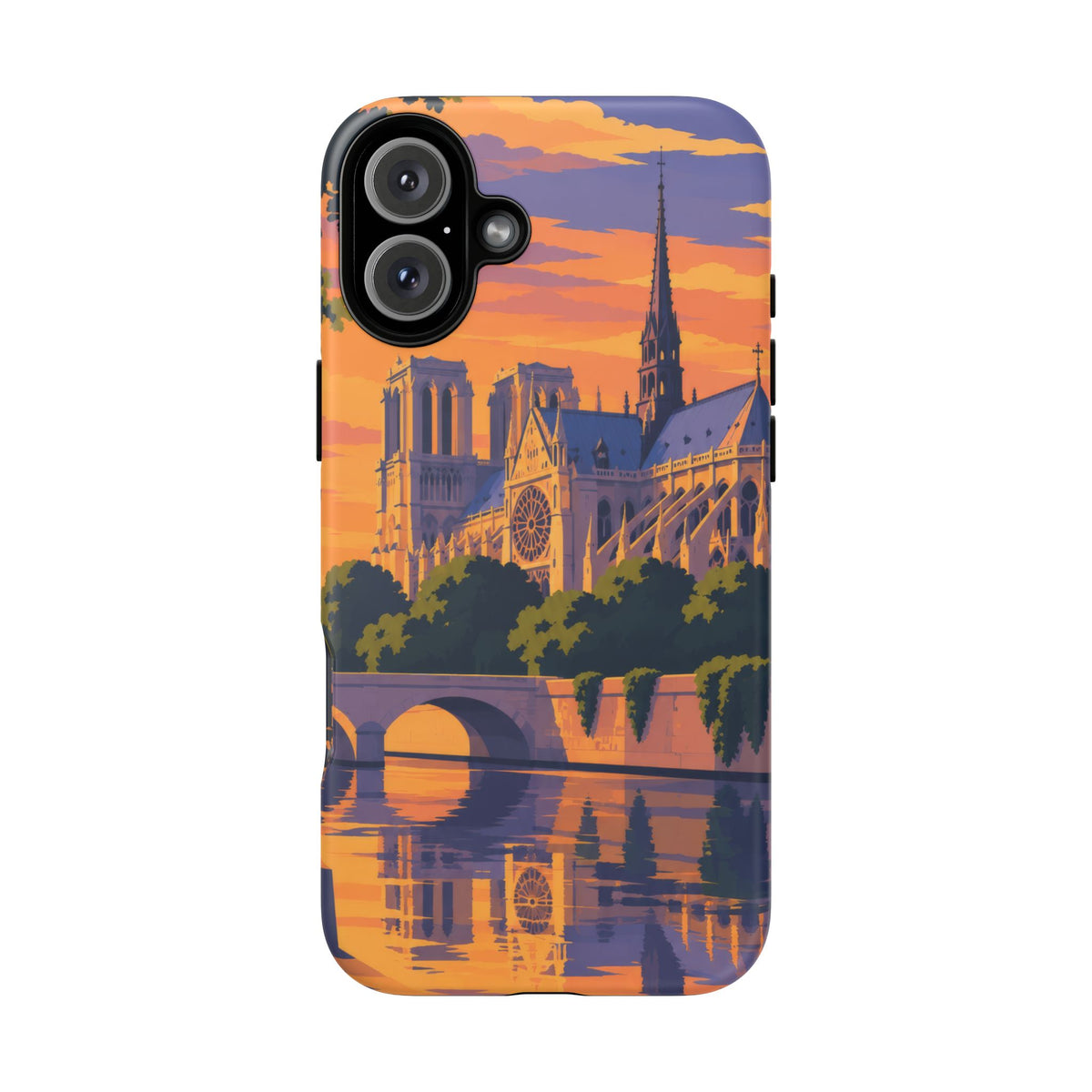 Notre Dame — Cathedral Twilight iPhone Tough Case