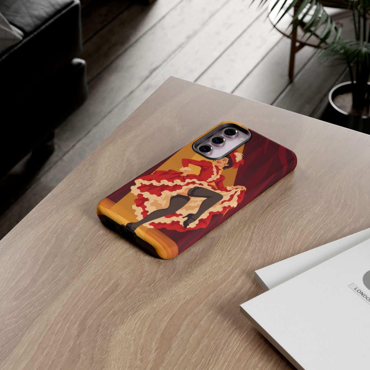 Moulin Rouge Dancer — Crimson Cabaret Samsung Galaxy Tough Case | cabaret dancer