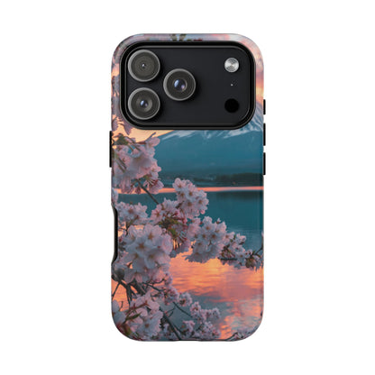 Fuji Petal Reflection iPhone Tough Phone Case