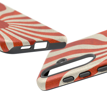 Terracotta Sunburst Samsung Galaxy Tough Phone Case
