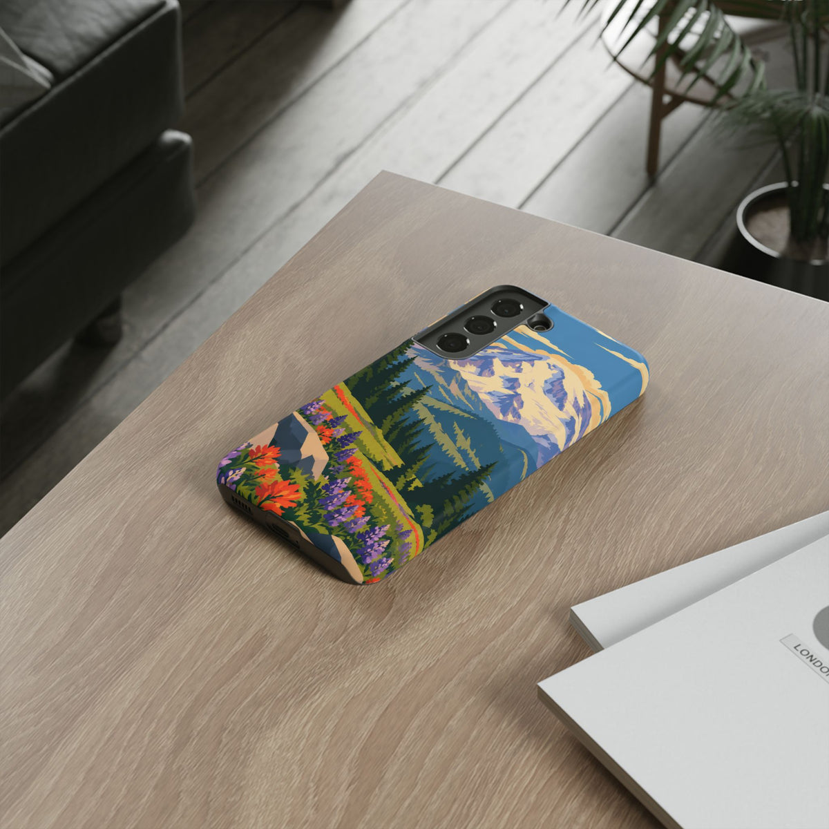 Mount Rainier — Meadow Radiance Samsung Galaxy Tough Case