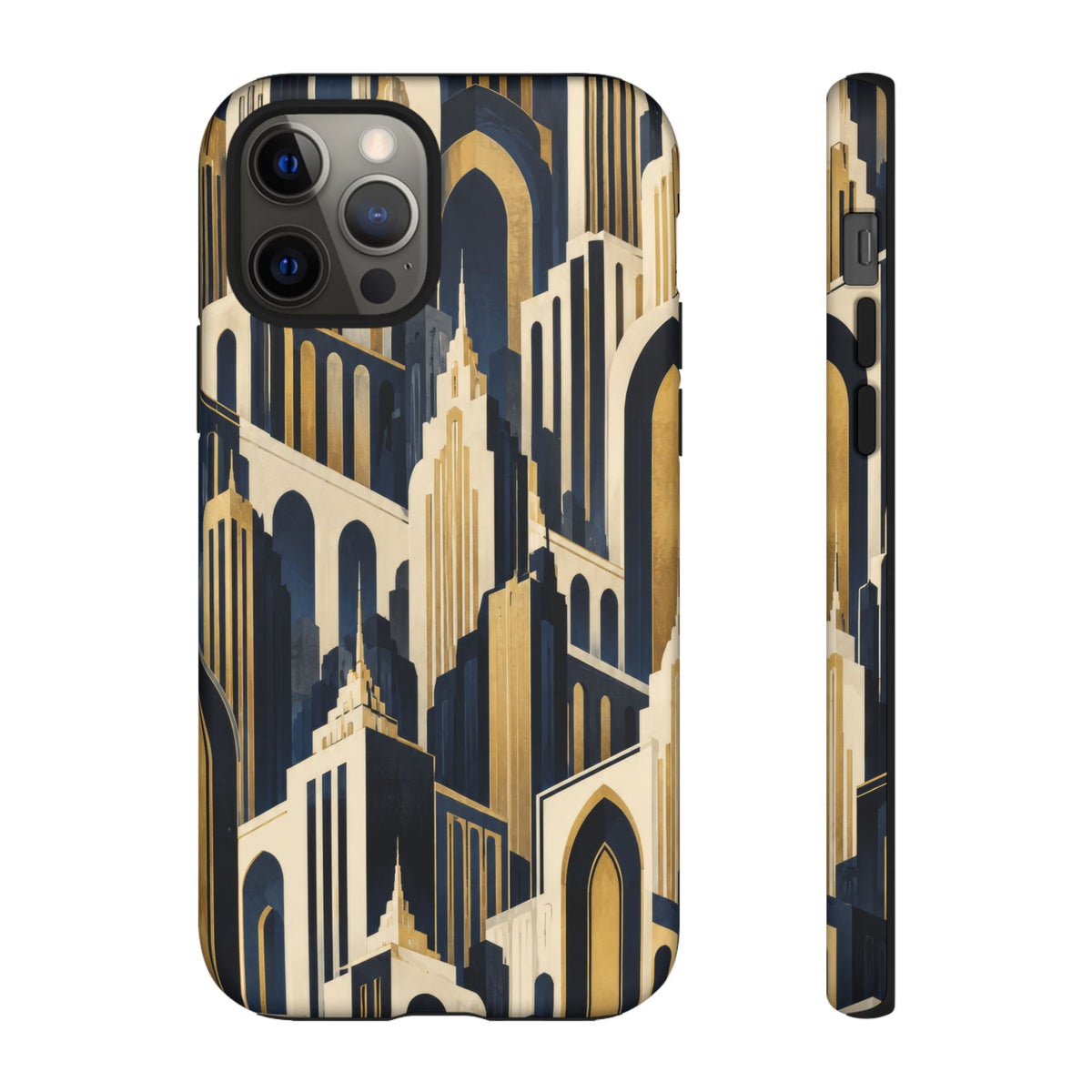 Midnight Metropolis iPhone Tough Case | art deco