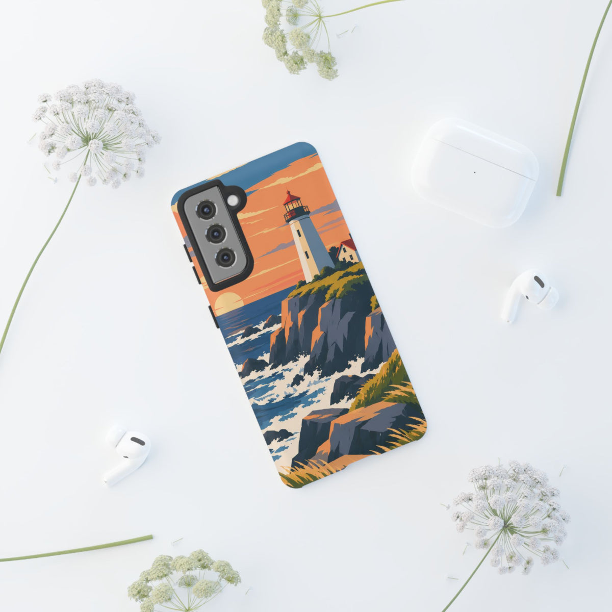 Lighthouse — Atlantic Beacon Samsung Galaxy Tough Case