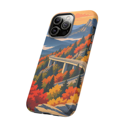 Blue Ridge Parkway — Viaduct Morning iPhone Tough Case