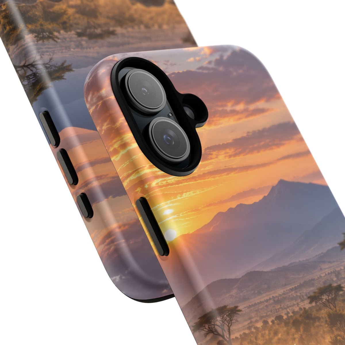 Elephants at First Light iPhone Tough Case | african elephants