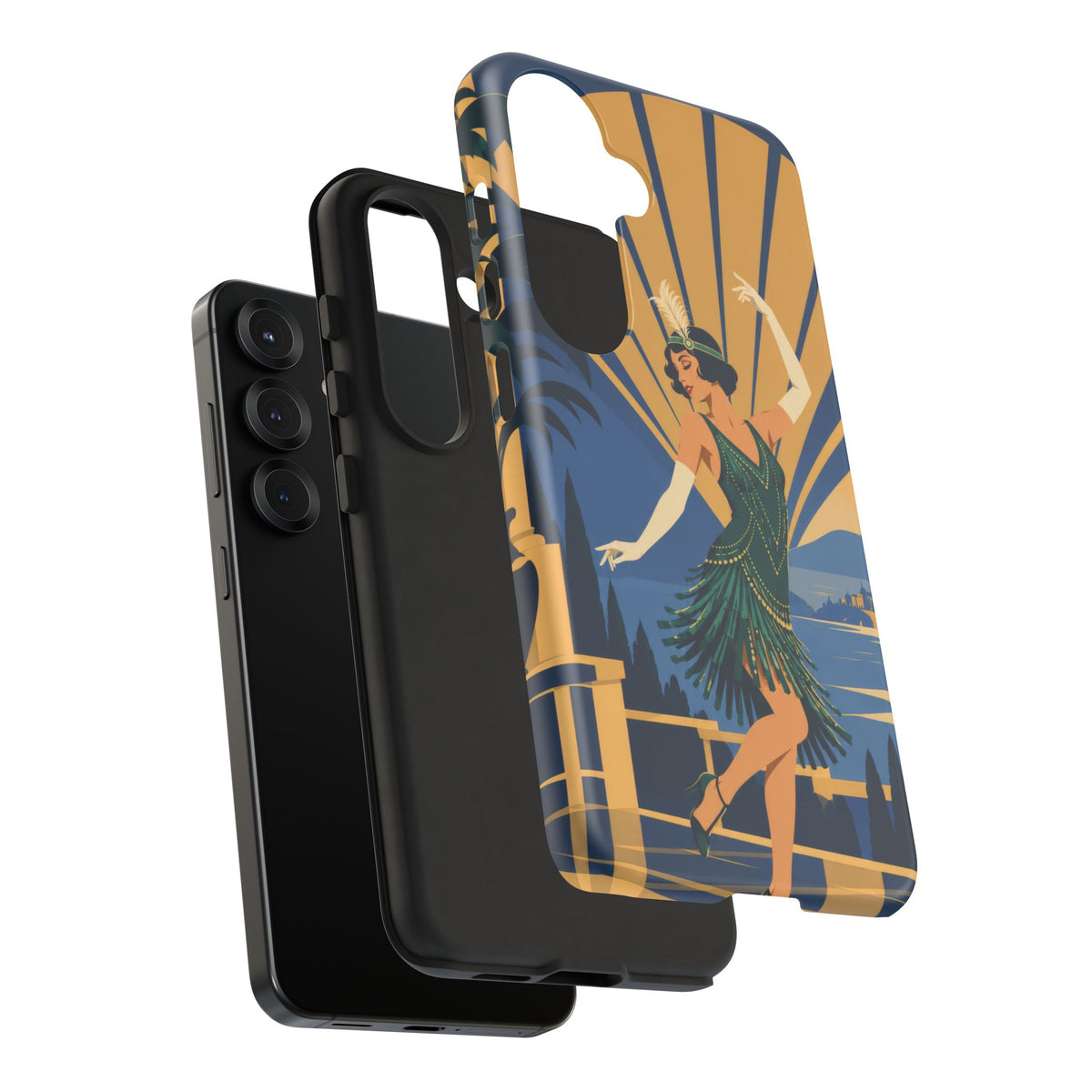 1920s Flapper — Jazz After Dark Samsung Galaxy Tough Case