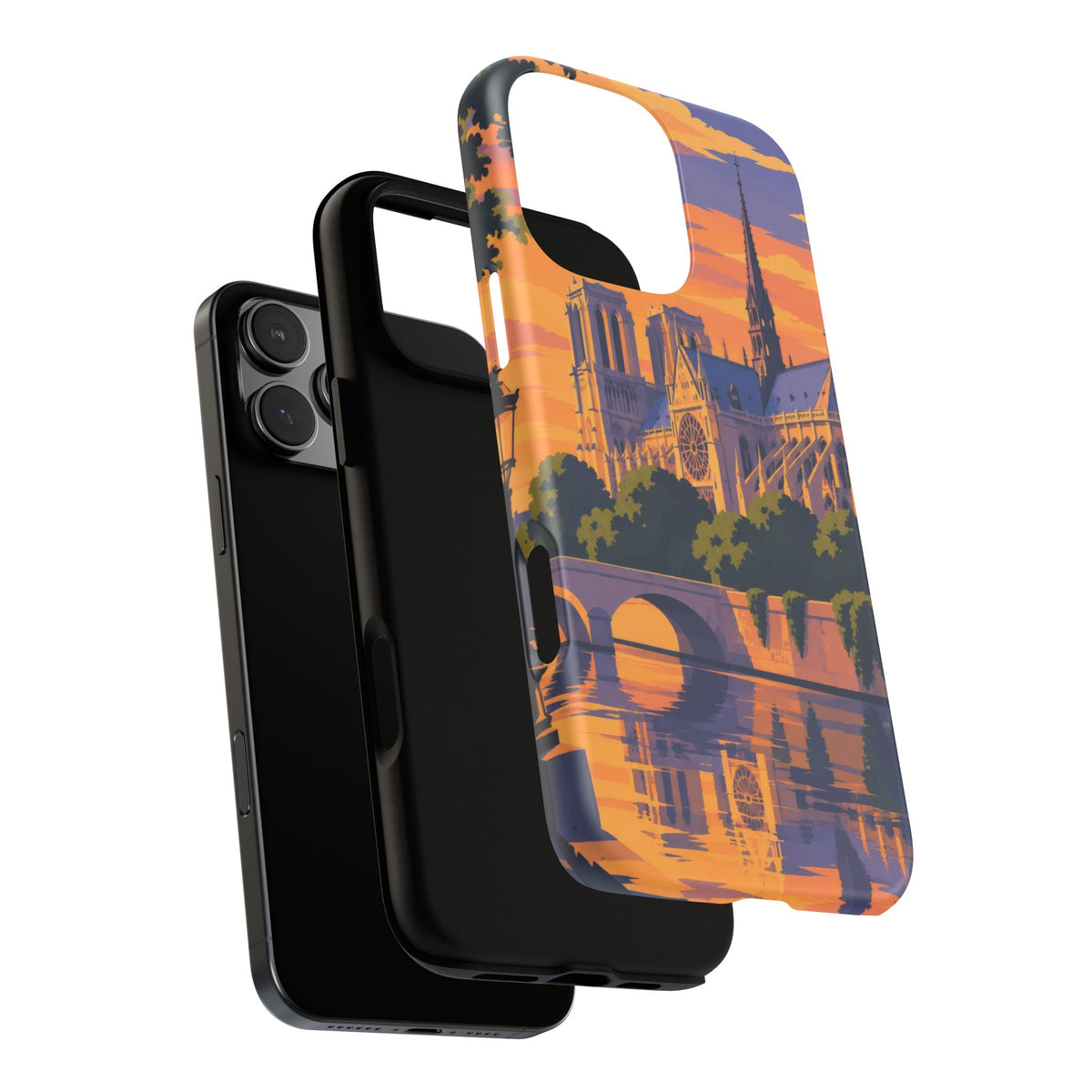 Notre Dame — Cathedral Twilight iPhone Tough Case