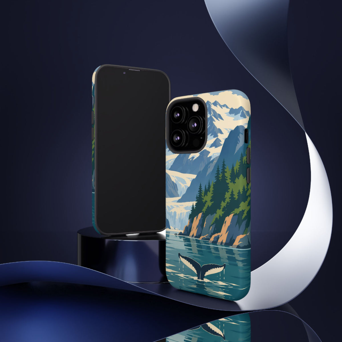 Glacier Bay — Fjord Silence iPhone Tough Case