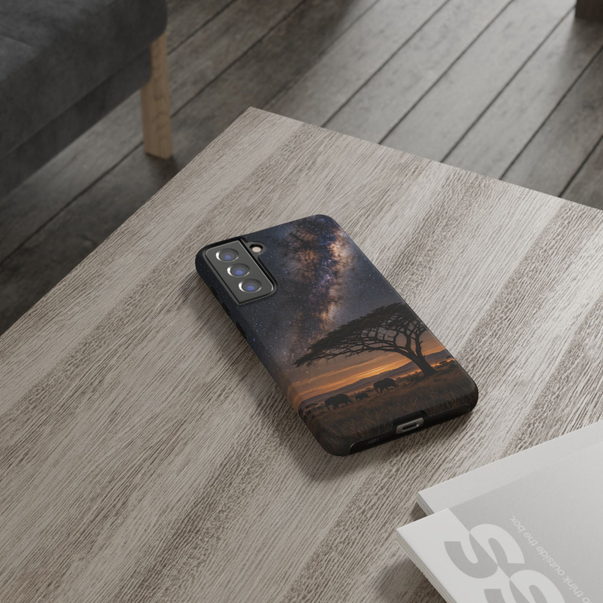 Milky Way over the Plains Samsung Galaxy Tough Case