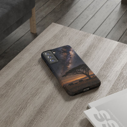 Milky Way over the Plains Samsung Galaxy Tough Case