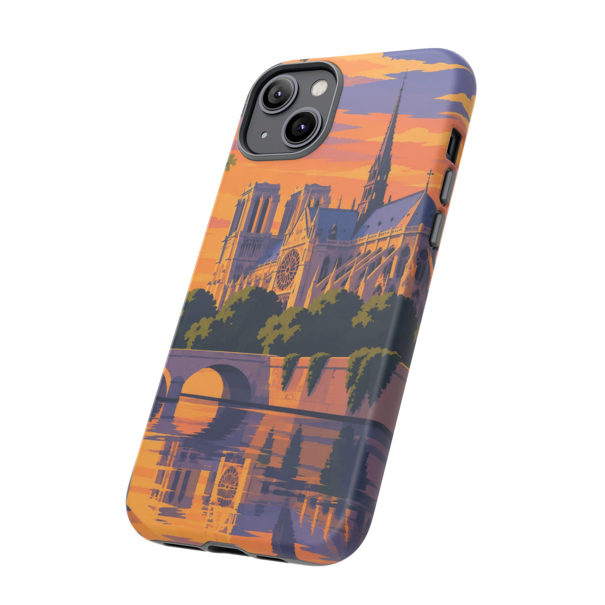 Notre Dame — Cathedral Twilight iPhone Tough Case