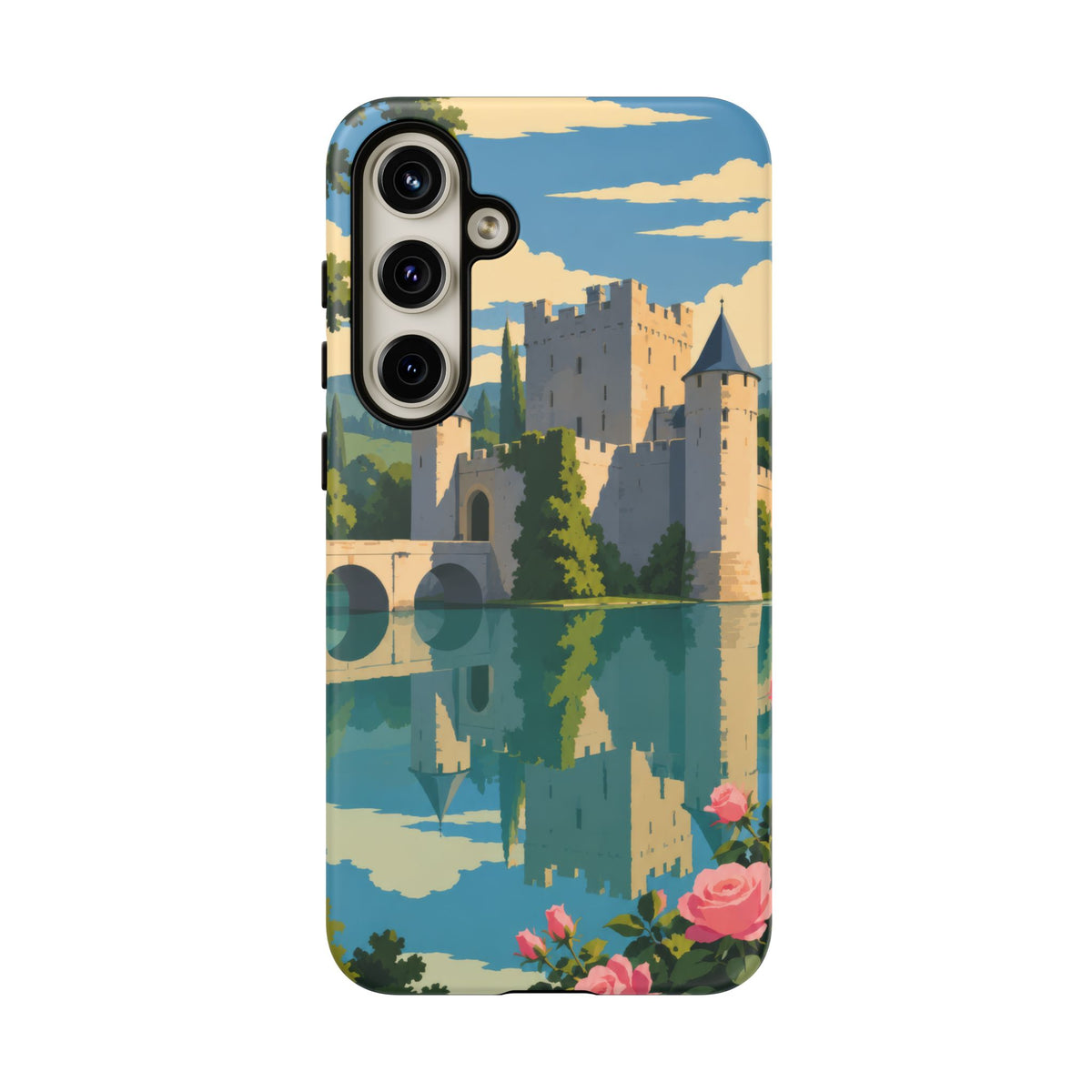 English Castle — Moat and Roses Samsung Galaxy Tough Case
