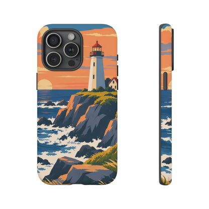 Lighthouse — Atlantic Beacon iPhone Tough Case