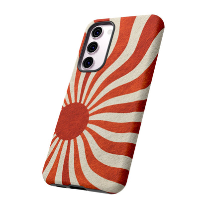 Terracotta Sunburst Samsung Galaxy Tough Phone Case