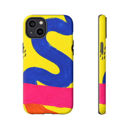 Offbeat iPhone Tough Case | Abstract Color Block Art