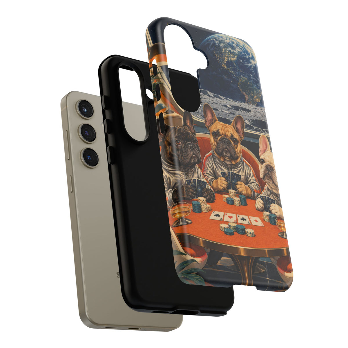 Lunar Card Club Samsung Galaxy Tough Case | french bulldog