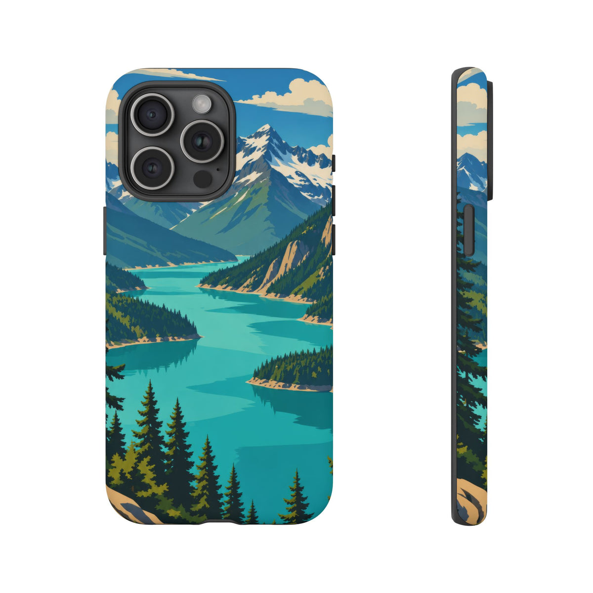 Cascades — Diablo Blue iPhone Tough Case