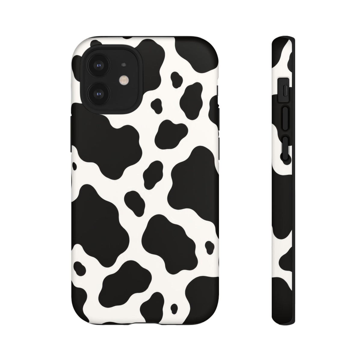 Classic Holstein iPhone Tough Case | Black & White Cow Print