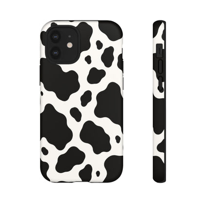 Classic Holstein iPhone Tough Case | Black & White Cow Print