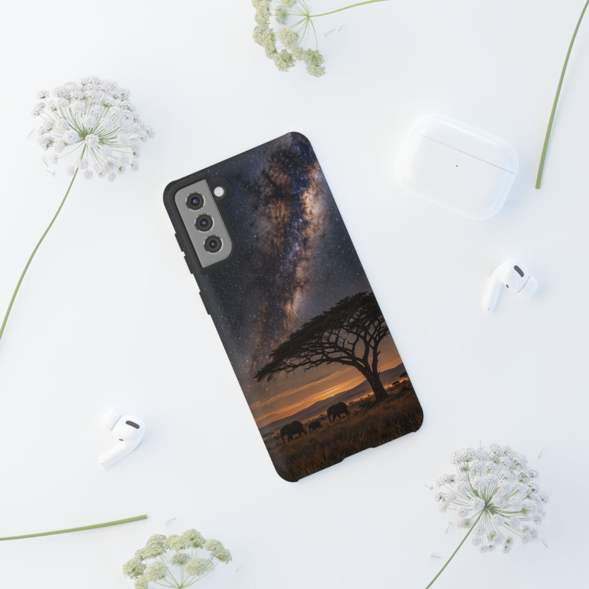 Milky Way over the Plains Samsung Galaxy Tough Case