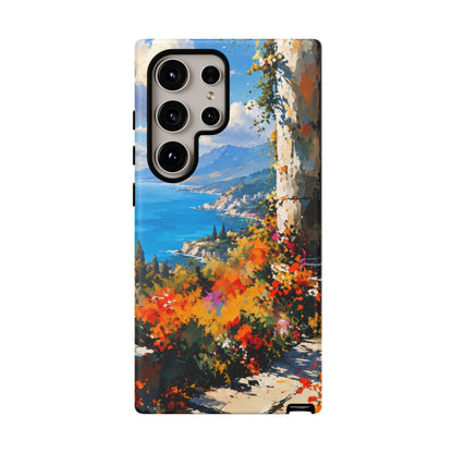Azure Sanctuary Samsung Galaxy Tough Case | Painterly Coastal Landscape