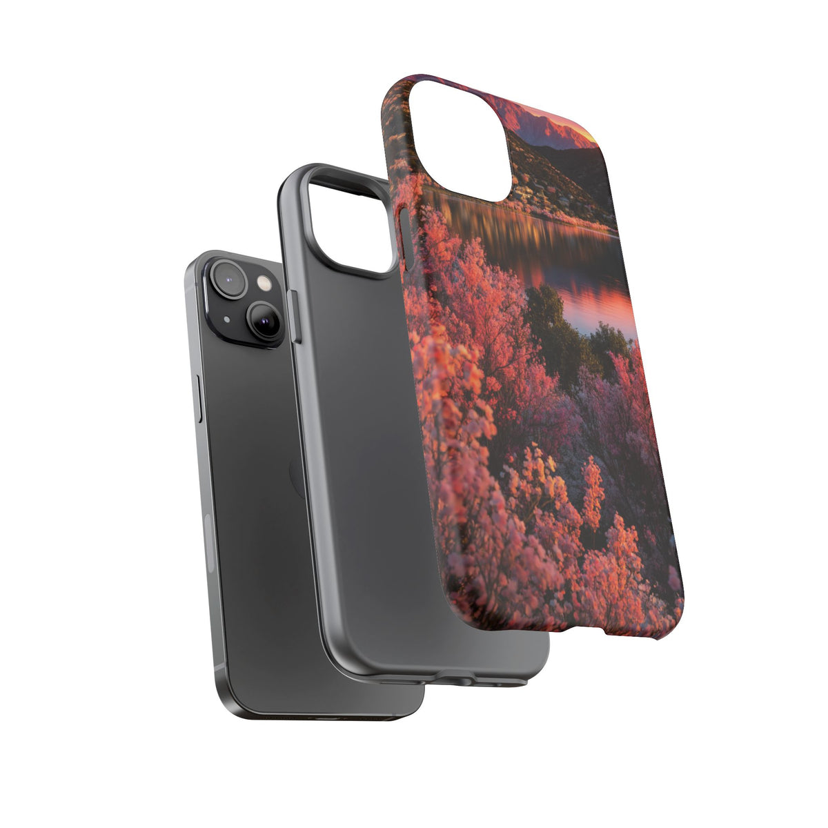 Alpine Bloom Lake iPhone Tough Phone Case